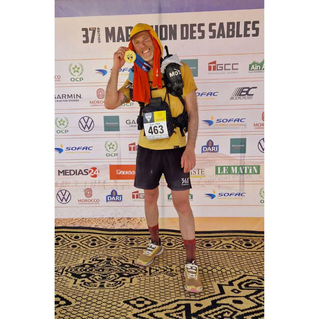 Cyril blanchard marathon des sables 